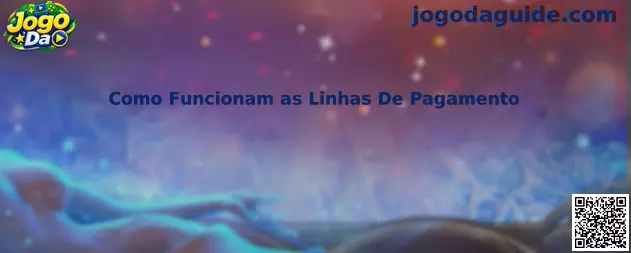 Ilustração educativa sobre como funcionam as linhas de pagamento em jogos de rolos