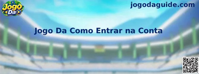 Ilustração relacionada ao processo de entrar na conta Jogo Da